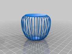 Woven Iron Chair 3D Printer Model