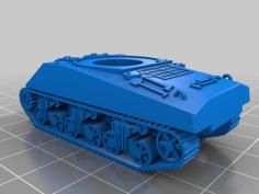 M4A2 2cm Flakvierling 3D Printer Model