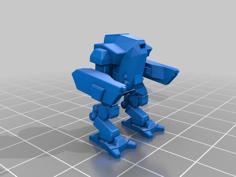 15mm Scale Battle Suit 3D Printer Model