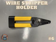 Wire Stripper Holder 3D Printer Model