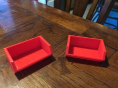 Non Stackable Storage Box (Stackable Box Remix) 3D Printer Model