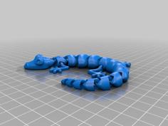 Articulated Lizard V2 For Cats 3D Printer Model