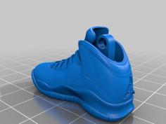 Air Jordan X 3D Printer Model