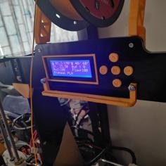 Filament Guide For Anet A8 With Spool Above 3D Printer Model