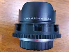 Panasonic 8mm Fisheye Focus Gear 3D Printer Model