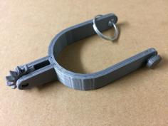 Spur Keychain 1:1.75 3D Printer Model