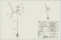 Windmill Motorized – N Scale 3D Printer Model