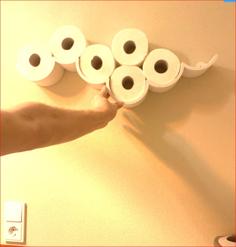 Cloud Storage For Toilet Paper – Holder Shelf 3D Printer Model