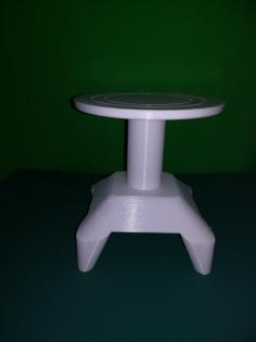 Rotating Base For Model Painting 3D Printer Model