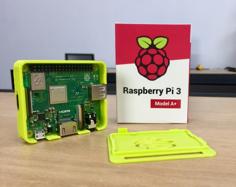 Raspberry Pi 3 A+ Case 3D Printer Model