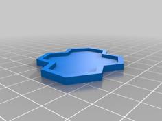 Irregular Base For 6mm Game Components 3D Printer Model