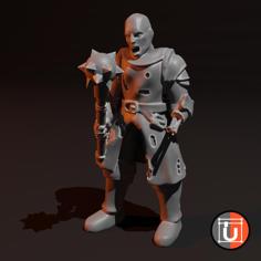 Zombie Knights For Zombicide Black Plague 3D Printer Model