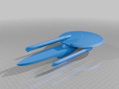 Tris Class_Excelsior Variant-Star Trek 3D Printer Model