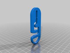 Customizable Dog Leash Bag Holder 3D Printer Model