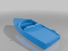 (Underwater Motor Mount) Neptuned Runabout 3D Printer Model