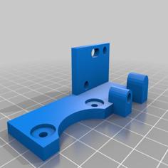 Chain + Radial Fan Holder For K40 3D Printer Model