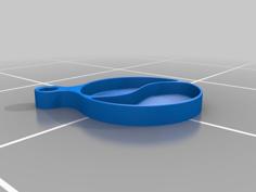 2 Pocket Serving Tray For Nuts Or Candy 3D Printer Model