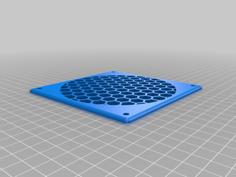 120mm Fan Cover 3D Printer Model