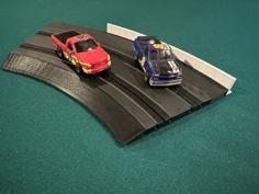 HO Slot Car Track Skirts And Barriers V3 3D Printer Model