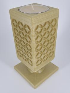 Large Tea Light Holder 3D Printer Model