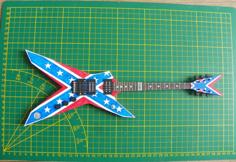 Dean Rebel Mini Guitar Model 3D Printer Model