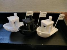 Simple Label/Note Flag For 3D Benchy 3D Printer Model