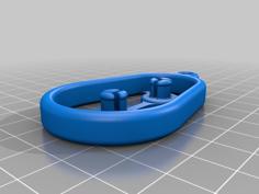 Gear Keychain 3D Printer Model