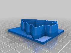 New Year Cookie Cutter Set 3D Printer Model