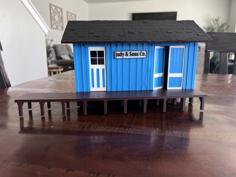 Freight Depot 1/20.3 Scale Building 3D Printer Model