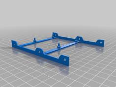 Raspberry PI 2 / B+ / A+ To 3.5″ Drive Bay Adapter 3D Printer Model