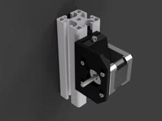 Adjustable Stepper Mount Nema 17 3D Printer Model