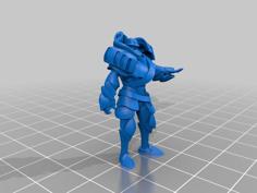 Warforged Cleric 3D Printer Model