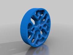 Topology Optimisation Wheel 3D Printer Model