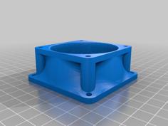 60 Mm Cooler To 70 Mm Adapter 3D Printer Model