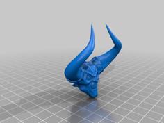 Lord Of Darkness Head For Mythic Legions 3D Printer Model