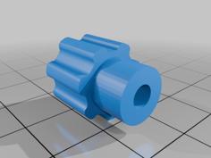 X Belt Tensioner With Rod Holes – Anet A8 Plus 3D Printer Model