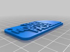 NorthFace Keychain 3D Printer Model