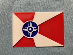 City Of Wichita Flag 3D Printer Model