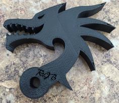 Dragon KeyChain 3D Printer Model