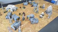 Star Wars: Legion Terrain – Imperial Resettlement Camp “Tarkin Town” 3D Printer Model