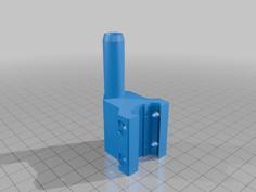 Glock Bayonet Holder With MLOC Rail And Cover 3D Printer Model