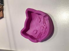 Kitten Ashtray 3D Printer Model