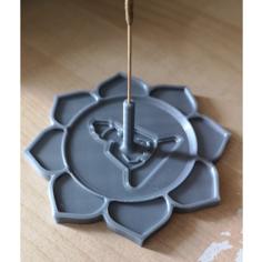 Lotus Flower Incense Holder_REMIX 3D Printer Model