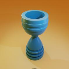 Desert Clock Candle Holder 3D Printer Model