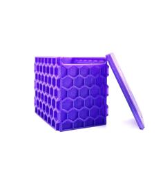 Honeycomb Box With Sliding Lid. 3D Printer Model