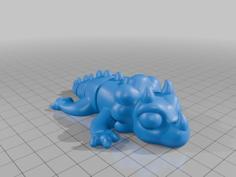 Articulated Flexi Cute Triceratops 3D Printer Model