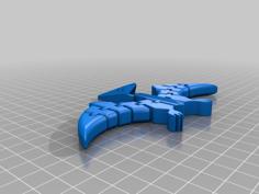 Flexy Pterodactyl Smooth / Rounded 3D Printer Model