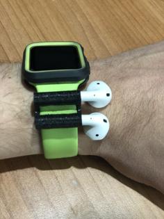 Custom AirPods AppleWatch 42 Mount 3D Printer Model