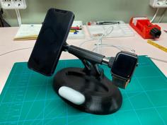 Iphone 12/13/14,Apple Watch,Airpods Pro Charging Stand 3D Printer Model