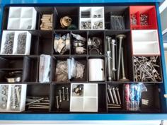 Workbench Drawer Sorting System 3D Printer Model